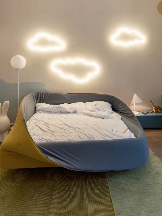 Eclairage optimisé pour une chambre d'enfant / visiondeco